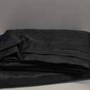 HolidayIdeas Fitted Black Tablecloths - 72 x 30 Inch - 2 Pack Rectangle Table Clothes for 6 Foot Tables, Polyester Fabric Table Cover for Trade Show, Craft Show, Parties, Birthday, Wedding