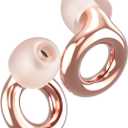 Loop Experience 2 Ear Plugs  Stylish Certified Hearing Protection for Concerts & Festivals, Live Events, Musicians, Sports, DJs and Nightlife  17dB Noise Reduction Earplugs (High-Fidelity) (Rose Gold)