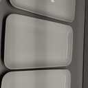 Delling Large 3 Tier Serving Tray Set, 16 Inch Porcelain Tiered Serving Trays Platters with Collapsible Serving Stand, Suitable for Dessert Table Display Set, Serving Dishes for Entertaining