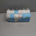 6 x Blue Crepe Paper Streamers 4 Rolls 328ft, Silver White Crepe Paper for Birthday Party Decorations, Wedding Anniversary Engagement Baby Shower Decors DIY Supply for Flower Making (1.8 in x 82 Ft/Roll)