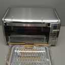 Black+Decker Countertop Convection Toaster Oven, 8 One-touch Cooking Functions, Stainless Steel, Extra-deep Interior