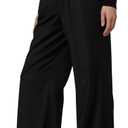 JOE'S JEANS Women's The Dani Wide Leg Trousers (Black), Size 8