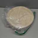 Paper Plates 10 Inch Bulk, 50 Pack Compostable, Eco Friendly Heavy Duty, Made of Natural Sugarcane Fibers, Brown Paper Plates Large Sturdy