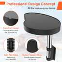 Hot Tub Tray,Hot Tub Drink Holder 360 Rotation,Non-Slip Heavy Duty Hot Tub Table Tray,Design Spa Tray Cup Holder for Hot Tub