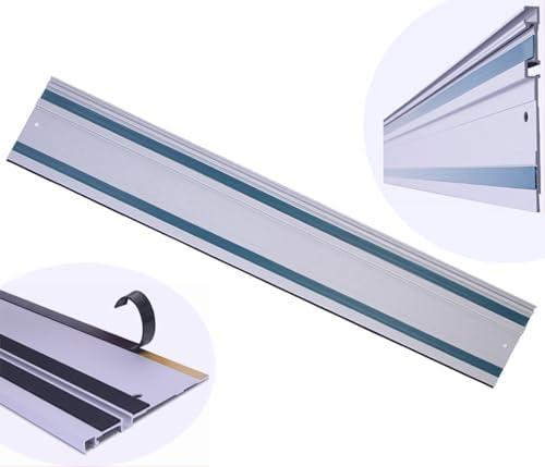 QCHENYI 39 Inch Track Saw Guide Rail for Ma-ki-ta 199140-0 39" Track Saws,for FES-Tool Track Saw,39” Aluminum Guide Rail for Woodworker cuts,Silver, Track Saw Guide Rail, Guide Rail 39"