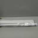 UNISHADES no Drill Cordless Roman Shades for Windows, 47" W × 64" H - Light Filtering - Linen - White