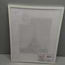 upsimples 16x20 Picture Frame, Display Pictures 11x14 with Mat or 16 x 20 Without, Wall Hanging Poster Frame, White, 1 Pack