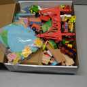 Tiny Land 110PCS Wooden Train Set  Toy Train with Tracks for Kids Ages 3-7, Compatible with Major Brands, Ideal Railway Playset for Boys and Girls, Great Birthday