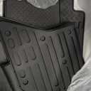 KIWI MASTER Floor Mats for 2009-2018 Dodge Ram 1500 Quad Cab, 2019-2024 Ram 1500 Classic Quad Cab, Custom Fit All Weather Car Mats, Heavy Duty TPE Floor Liners, Front & Rear 2 Row, Black
