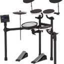 Roland TD-02KV V-Drums | Electronic Drum Kit with Expressive Playability, Noise-Reducing Features, Mesh-Head Snare, Wide Acoustic-Style Playing Layout & Optional Bluetooth Expansion | Onboard Coach