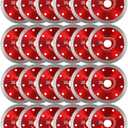 Therwen 25 Pcs Diamond Saw Blade Bulk 4.5 Inch Thin Tile Blade for Angle Grinder Tile Tools for Cutting Porcelain Ceramic Granite Marbles(Red)