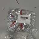 Aneco 3 Pack 4 Inches Glittered Mini Star Christmas Tree Topper Star Treetop for Small Christmas Tree Ornaments, Gold, Silver and Red