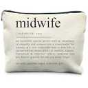 RYYCDOI Midwife Doula Gifts, Midwife Definition Makeup Bag Gifts for OBGNY Doctors Nurses, Pediatrician Obstetrician, Gynecologist Midwife Appreciation Gifts for Women, Midwife Cosmetic Bag Pouch 