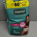 Depend Fresh Protection Adult Diapers, Incontinence & Postpartum Bladder Leak Underwear for Women, Disposable, Maximum, Small, Blush, 32 Count