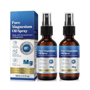 Generic Magnesium Spray Pack of 2 - Magnesium Oil for Feet - 100% Natural Topical Magnesium Oil Spray - Organic Concentrated Magnesium Chloride Oil