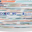 Dixie Medium Paper Plates, 8.5 Inch, 90 Count, 2X Stronger*, Microwave-Safe, Soak-Proof, Cut Resistant, Disposable Plates For Everyday Breakfast, Lunch, & Dinner Meals