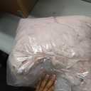 Faux Fur Throw Blanket for Couch, 60"x70", Pink