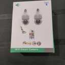 2K Light Bulb Security Camera 5G&2.4G WiFi Security Cameras Wireless Outdoor Indoor,360Bulb Cameras for Home Security Outside Indoor,Motion Detection and Alarm,Two-Way Talk,Color Night Vision 2 Pack