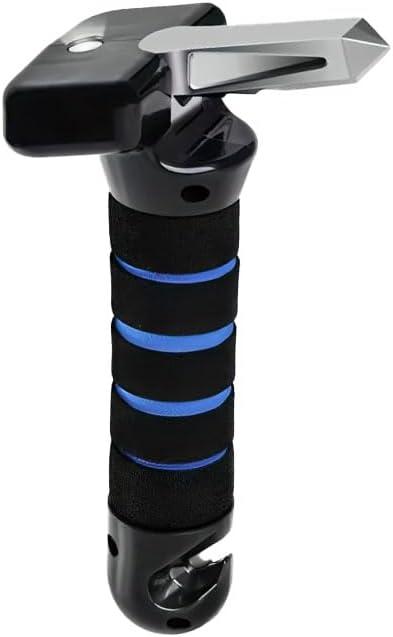 Portable Car Door Assist Handle for Elderly and Disabled with Seatbelt Cutter, Window Breaker, LED Light  Multifunctional Automotive Support Tool.
