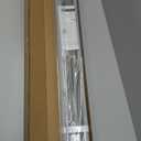 LazBlinds No Drill Blinds for Indoor Windows, Cordless 1" Vinyl Mini Blinds, Privacy S-Curve Blinds for Windows, Room Darkening Horizontal Window Blinds and Shades for Home, 37" W x 64" H, Grey
