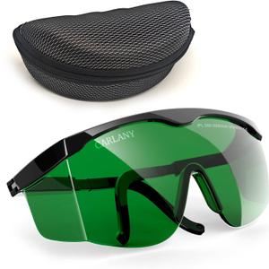 IPL Glasses Eye Protection 200-2000nm OD4+, Laser Safety Googles Anti Fog UV400 Absorption Filtering 2.5mm Thickened Lens, for Tanning Hair Removal