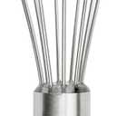 Tovolo Mini Whisk Stainless Steel 6 Inch Tiny Whipper for for Cooking Blending Mixing Stirring Whisking Egg Beating, Easy to Clean Dishwasher Safe Small Kitchen Mini Metal Whisk