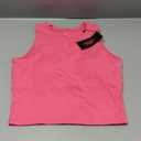 THE GYM PEOPLE Women's Workout Crop Tops Sleeveless Yoga Running Shirts Athletic Tank Top No Padding, Size L