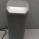 Newly Upgraded AEOCKY Space Heaters for Indoor Use, 1500W Metal Electric Space Heater with AI Thermostat, Tower Heater with ECO Mode, Oscillating, Remote, Timer for Office, Home, Bedroom (Black)