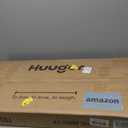 Huuger Folding Desk for Small Spaces, 31.5 Inch Foldable Computer Table, for Home Office, Study, Bedroom, Dorm, Space Saving, Small Writing Work Office Computer Desk, Easy to Fold, Black