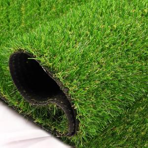 Green Artificial Grass 4FT 11in x 8 FT, Heyroll 0.8" Fake Grass Turf Mat, Indoor Outdoor Artificial Lawn Rug, Dogs Pet Synthetic Grass Carpet for Landscape Garden Backyard Patio,Customized