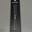 Babish 6.5-Inch Carving Fork  High-Carbon 1.411 German Steel Cutlery  Professional Kitchen Meat Fork for Carving & Serving (Stainless Blade/Black ABS Handle)