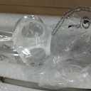 Battery Operated Crystal Wall sconces Set of 2,Rechargeable Modern Vanity Light Fixtures, 3000K-6000K Dimmable Gold LED Wireless Wall Lights for Bathroom Bedroom Living Room Hallway(2 Pack)