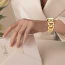JR.DM Gold Watch Band for Women Compatible with Apple Watch 38mm 40mm 41mm 42mm 44mm 45mm 46mm 49mm Dainty Dressy Bracelet Designer Metal Chain Strap for iWatch Series 11/10/9/8/7/6/5/4/SE/3/2/1 Ultra