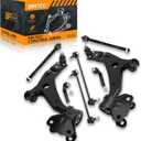 BRTEC 6PCS Front Lower Control Arms Kit Compatible with Ford Escape 2013-2018 - Sway Bar End Link & Tie Rod End, Driver & Passenger Side Front End Suspension kit