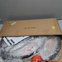 HOJINLINERO Round Coffee Table,Nesting Coffee Table Set of 2,Center Tables for Living Room,Office, Home Small Space,Stacking Side Tables,Sturdy and Easy Assembly,Wood Desktop,Black+Teak OAKDK,Large