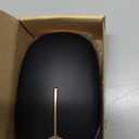 VssoPlor Wireless Mouse, 2.4G Slim Portable Computer Laptop Mouse with Nano Receiver Quiet Silent Optical Mice for Notebook, PC, Laptop, Computer-Black and Gold