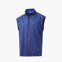 Rouen Mens Vests Outerwear Lightweight Moisture Wicking Midlayer Sleeveless Sports Golf Quarter Zip Pullover Mens Vesta M