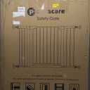 36" Extra Tall Baby Gate for Stairs Doorways, Fits Openings of 29.5" to 48.8" Wide, Auto Close Extra Wide Baby and Pet Gate for Doorways and Stairways,Pressure Mounted Dog Gates, Black (H:36 Inch)