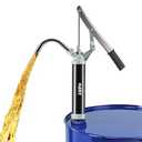 Orion Motor Tech 55 Gallon Drum Pump, Lever Action Barrel Pump for 15 to 55gal Drums, Heavy Duty Barrel Hand Pump with Telescoping Suction Tube Transferring Heating Oil, Motor Oil, Transmission Fluid : Automotive