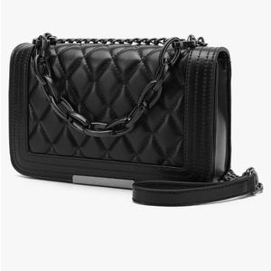 lola mae Crossbody Bags for Women Fashion Quilted Shoulder purse with Convertible Chain Strap Classic Satchel Handbag