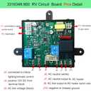 3316348.900 RV Fridge Control Board, Fit for Dometic DM2652 RM2652 etc Fridge(Some old models are incompatible). Seven Ports bottom.Not Replace The Bottom Eight Or Ten Ports old board.