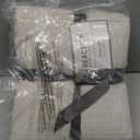 Kenneth Cole - Duvet Cover Queen Size, Soft & Smooth Textured Bedding w/Matching Pillowcases, Medium Weight for All-Season Comfort, 3 Piece Bed Sets (Stitched Gauze Beige)