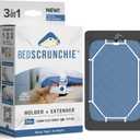 BED SCRUNCHIE Sheet Holder Straps - Heavy Duty Gripper Clips - Strengthened Parachute Cord - 360 Degree Bed Sheet Tightener - Strongest and Effective Extender - Fits All Mattress Sizes. (Pack of 1)