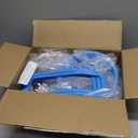 Grill Inserts for 2024 2025+ Jeep Wrangler JL Grille Cover & Headlight Cover Trim Accessories (Light Blue)
