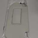 ZONFANT Grey Left Driver Side Sun Visor with Lamp and Mirror Without Sunroof Compatible with Infiniti Nissan Vehicle 2014-2017 QX60 JX35, 2013-2018 Pathfinder, Replace#96401-9PB0A