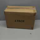 4 Tier Plastic Storage Bins with Lid 23QT, Stackable Storage Containers with Wheels, Folding Storage Boxes, Collapsible Storage Bins, Closet Organizers and Storage for Living Room,Office,Dorm (White)