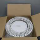 Rattan Light Fixtures Ceiling Mount, 3Lights Boho Flush Mount Ceiling Light, HandWoven Cage Shade Lamp Lighting, Rustic Rattan Chandelier for Hallway Bedroom Kitchen Farmhouse Foyer Entryway (White)