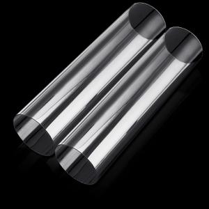 2PCS Acrylic Tube 4'' (100mm) OD x 2mm Wall Thickness Clear Plastic Pipe Tube 15.5'' Length Clear PVC Pipe Round Polycarbonate Tubing Chemical Resistant