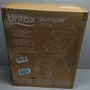 Britax Juniper Compact On-The-Go Stroller, Effortless Fastpack System with One-Hand RapidFold, Portable & Lightweight for Travel, Built-in Carry Handle, Ventilating Fabrics, Raven Black