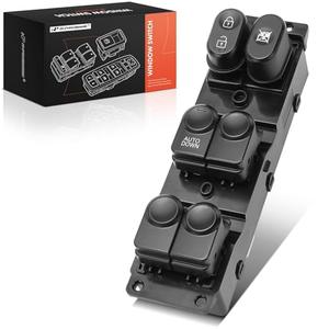 A-Premium Master Power Window Switch Compatible with Hyundai Accent 2010 2011 2012 2013 2014, Front Left Driver Side